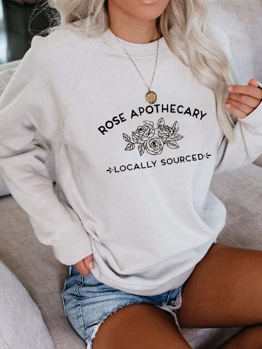Rose Apothecary Schitts Creek Sweatshirt,All