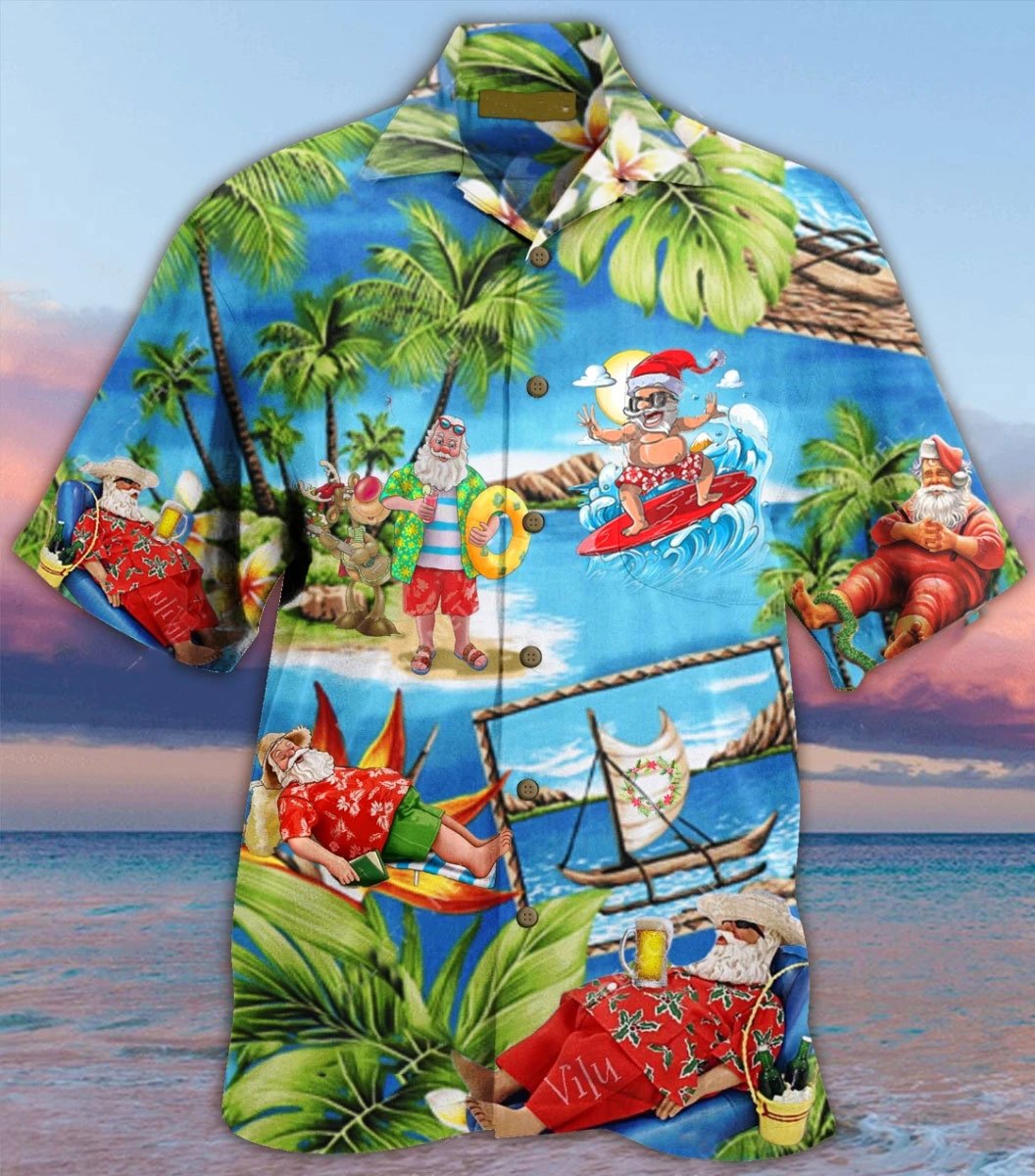 Amazing Santa Claus Hawaiian Shirt,All